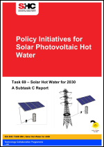 Policy Initiatives for Solar Photovoltaic Hot Water